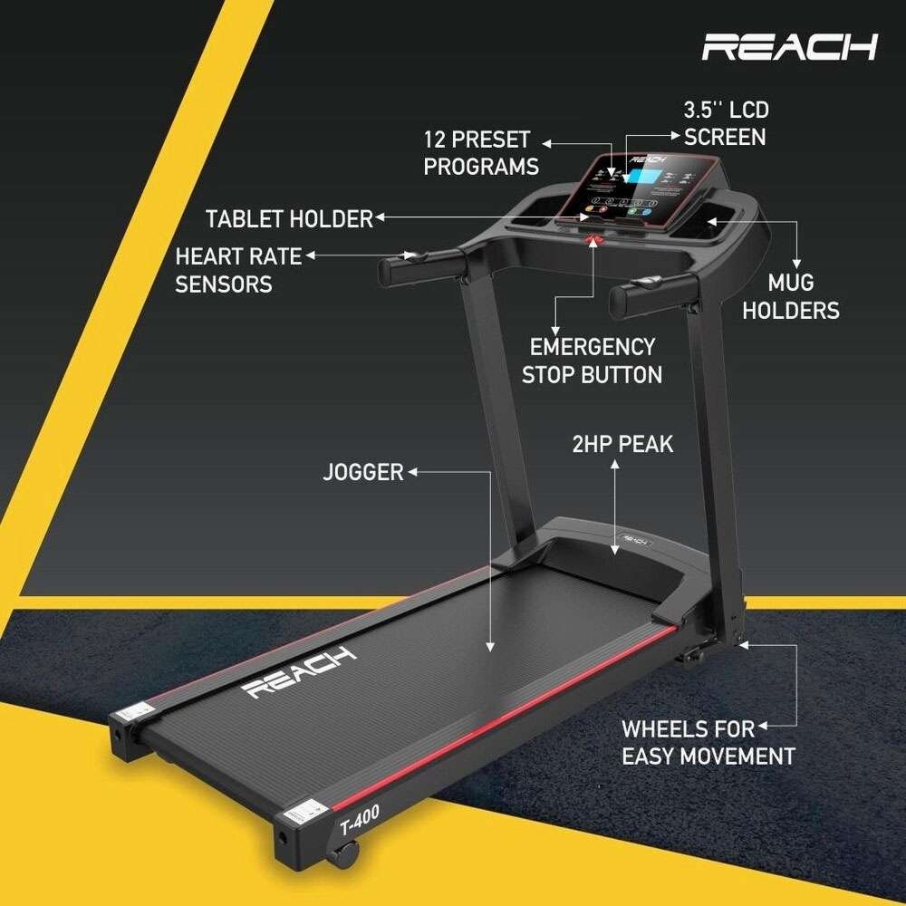Multipurpose Automatic Treadmill with Manual Incline & LCD Display Perfect for Home Use